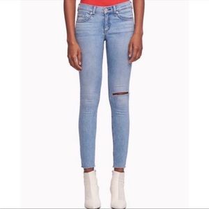 NWT RAG & BONE Jeans Ankle Skinny Blue Jeans Size 29 FITS LIKE 27